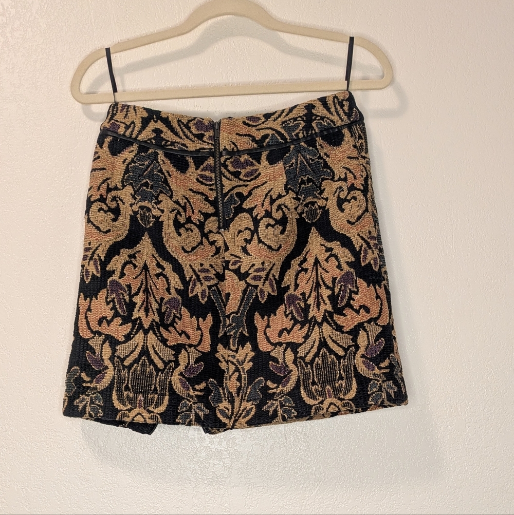 Free People Winter Warrior Brocade Mini Skirt - Picture 4 of 9
